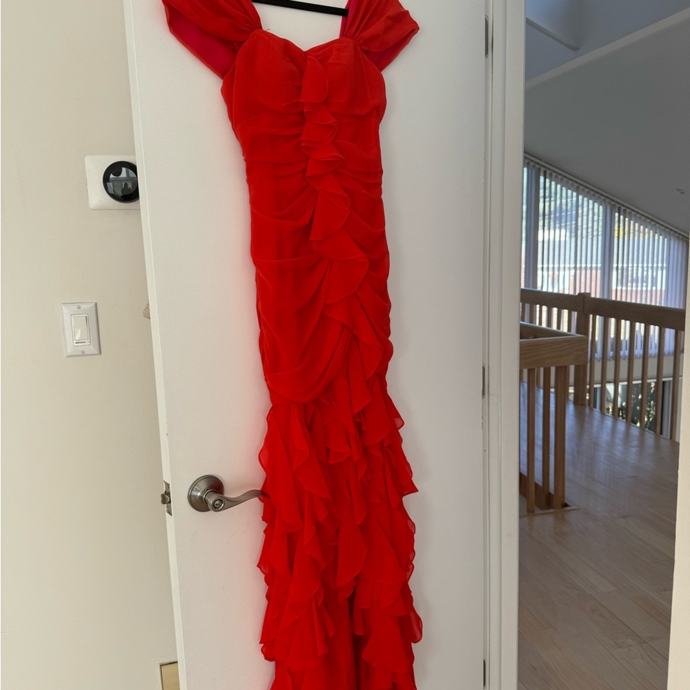 Stunning Red Evening Gown